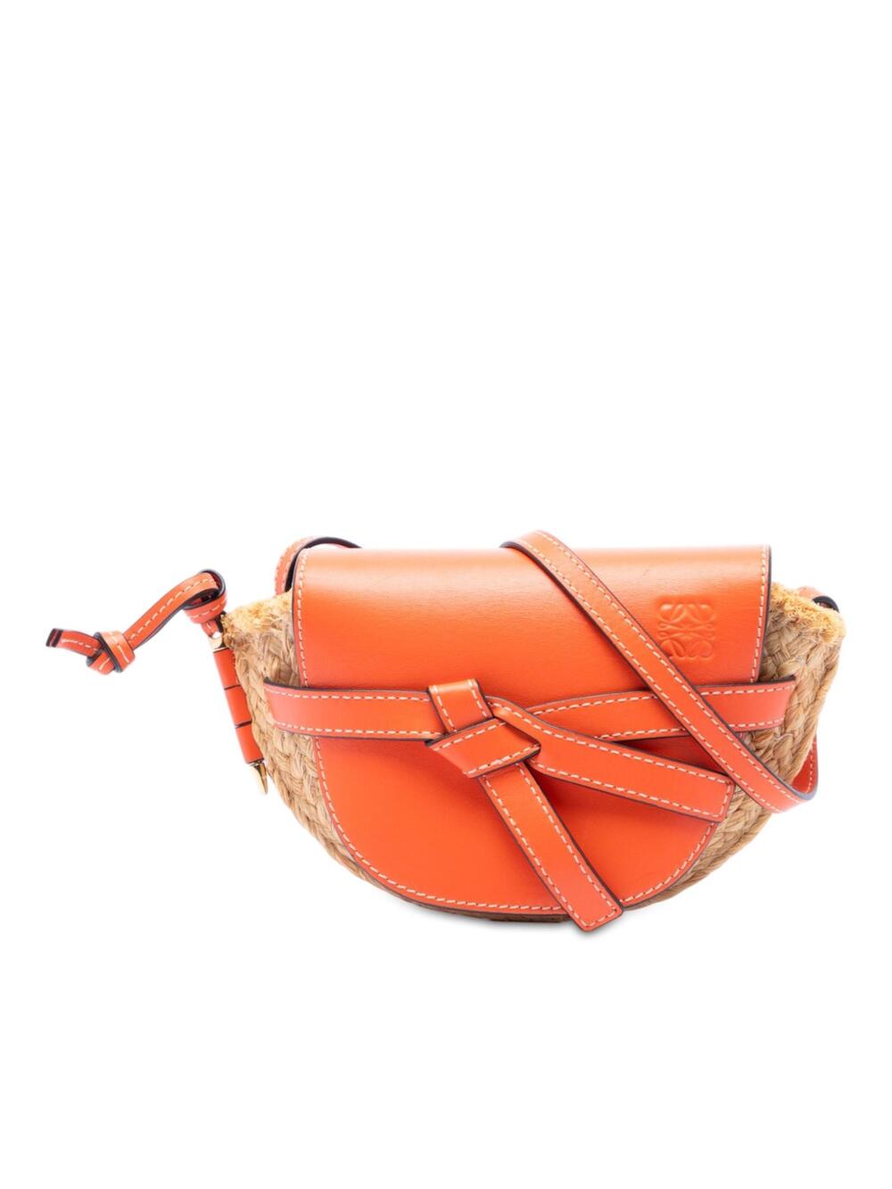 Loewe Mini Raffia Gate Crossbody Pre- #346676L79B